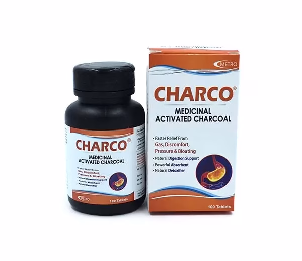Activated Charcoal Tablets 100's