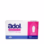 Adol 125mg Suppositories 10's