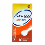Calcium C Orange 1000mg Effervescent Tabs 10's