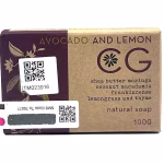 Cinnabar Soap Avocado & Lemon 100mg