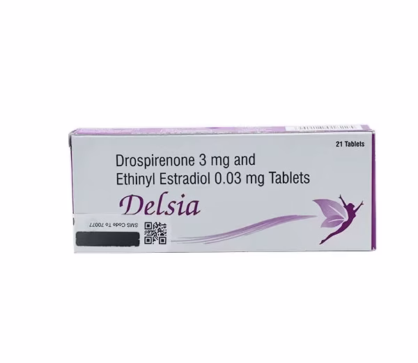 Delsia 3mg/0.03mg Tablets 21's