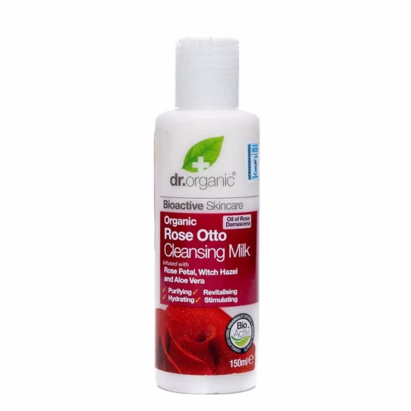 Dr Organic Rose Otto Cleansing Milk 150ml
