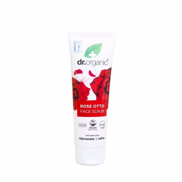 Dr Organic Rose Otto Facial Scrub 125ml