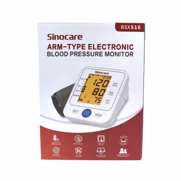 Mzima Package 2-Sinocare Blood Pressure Monitor