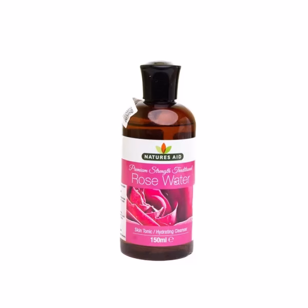 Natures Aid Rose Water Premium Strength 150ml