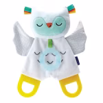 Infantino Glow-in-the-Dark Cuddle & Teether Owl