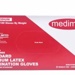 Latex Powder Free Gloves Medium 100's